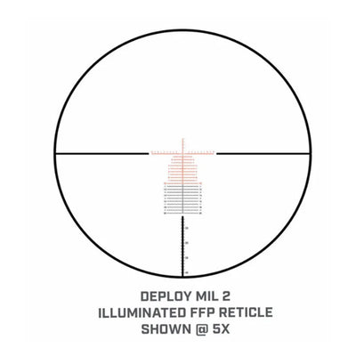 Bushnell Match Pro Illuminated DM2 Reticle at 5x