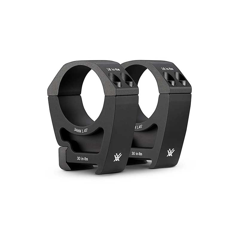 Vortex Pro 34mm Weaver Riflescope Rings - High