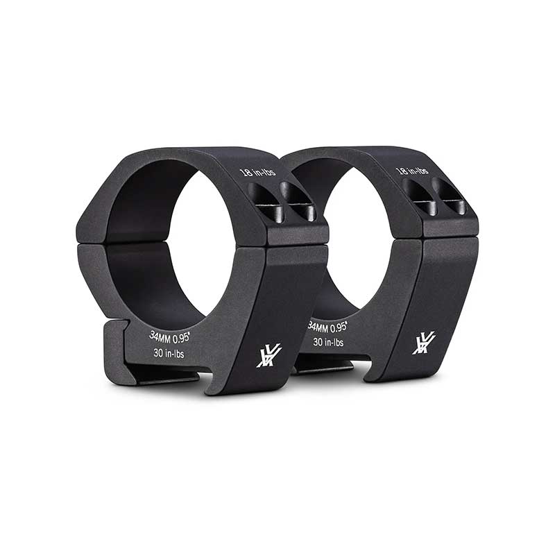 Vortex Pro 34mm Weaver Riflescope Rings - Low